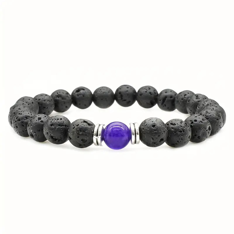 Lava Stone Bead Bracelet