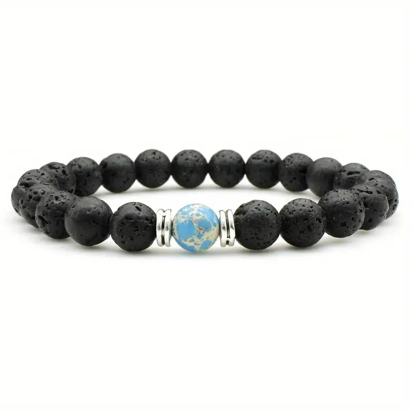 Lava Stone Bead Bracelet