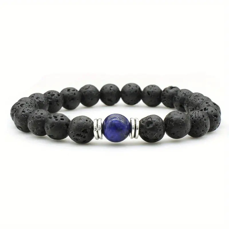 Lava Stone Bead Bracelet